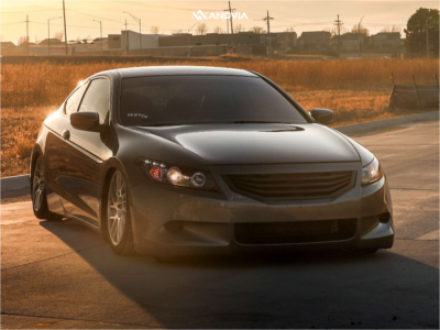 2010 Honda Accord - 18x8.5 35mm - Anovia Elder - Air Suspension - 235/40R18