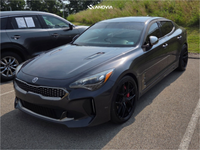 2019 Kia Stinger - 20x9 35mm - Anovia An-12 - Stock Suspension - 235/30R20