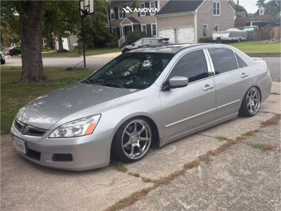 2006 Honda Accord - 17x8.5 35mm - Anovia Kano - Coilovers - 215/45R17
