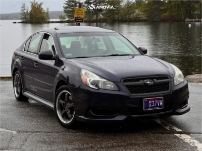 2013 Subaru Legacy - 17x8 45mm - Anovia An-5s - Stock Suspension - 225/50R17