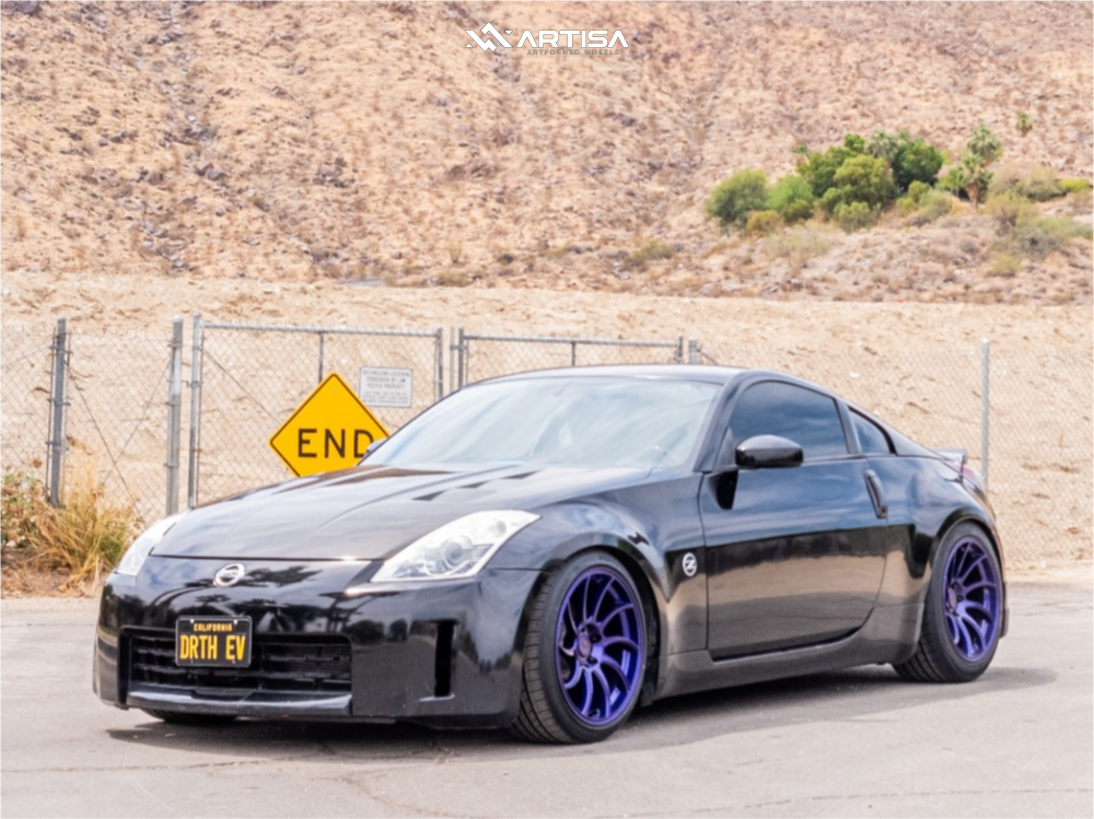 2003 Nissan 350Z Enthusiast Wheel Offset Flush Coilovers