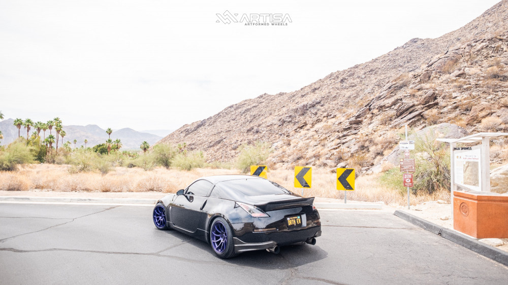 2003 Nissan 350Z Enthusiast Wheel Offset Flush Coilovers