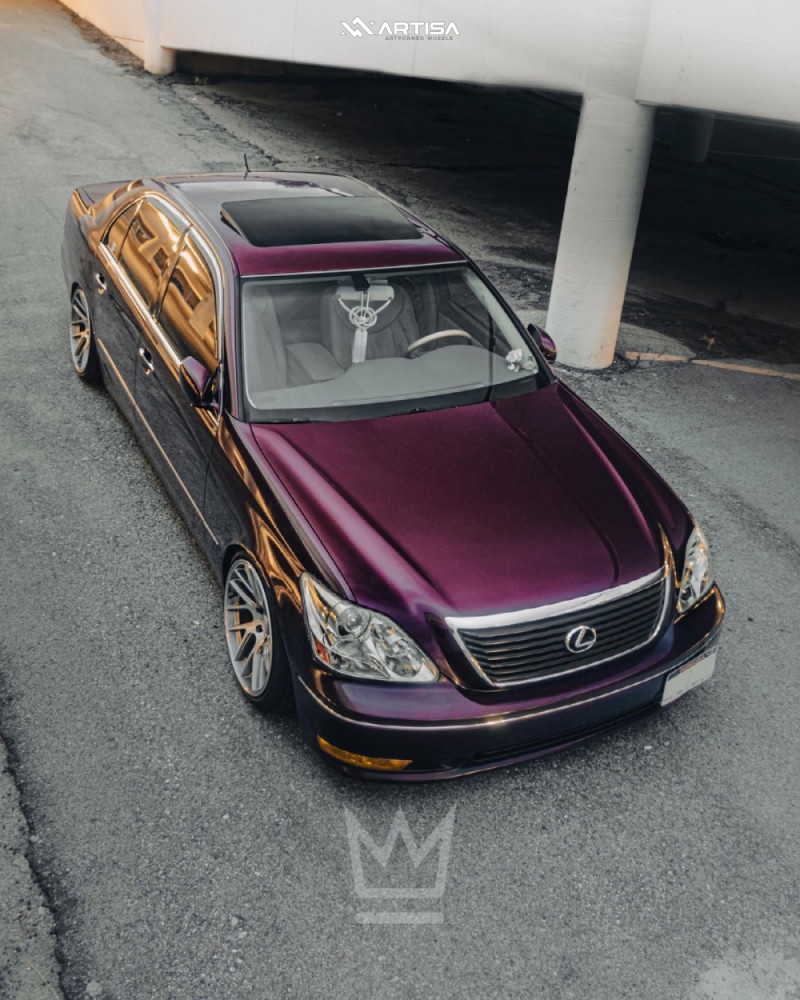2006 Lexus LS430 Base Wheel Offset Nearly Flush Coilovers