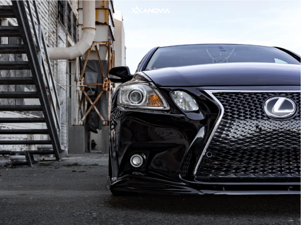 2008 Lexus GS350 Base Wheel Offset Nearly Flush Coilovers