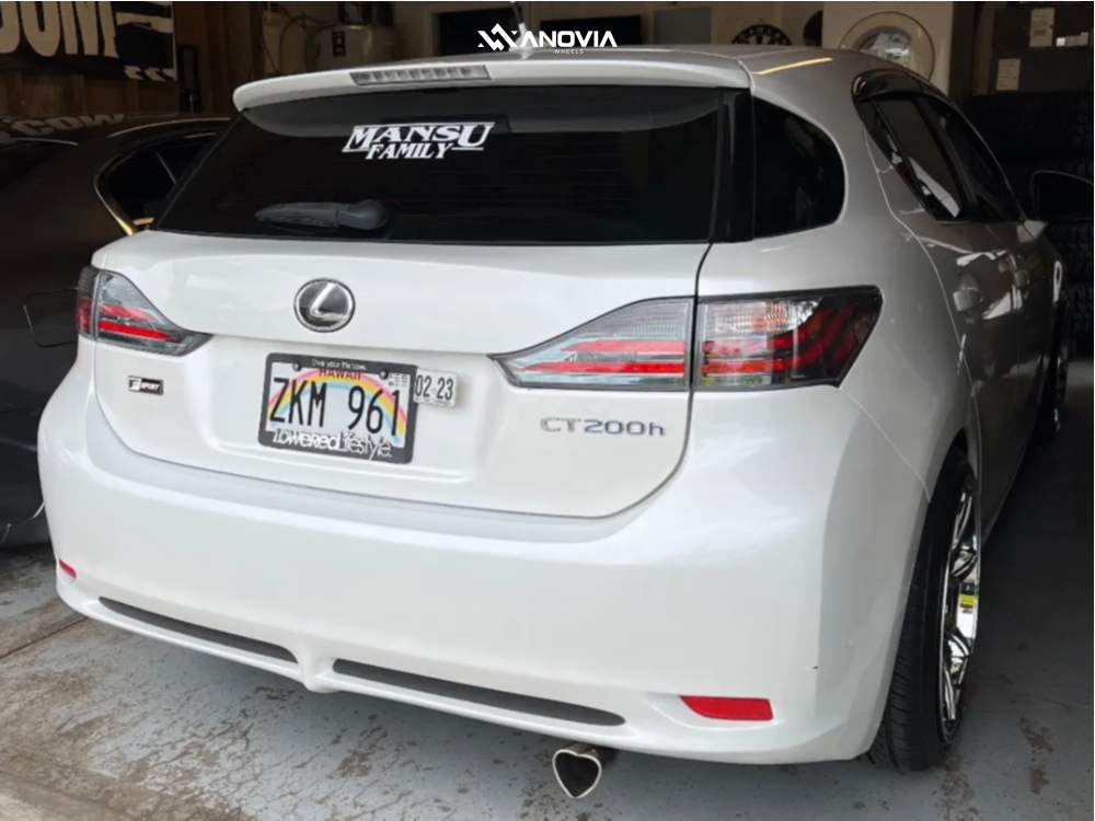 レクサスct200h 215/40ZR18 2015 Lexus CT200h with 18x9.25 23 BBS Rs and 215/40R18 Nitto