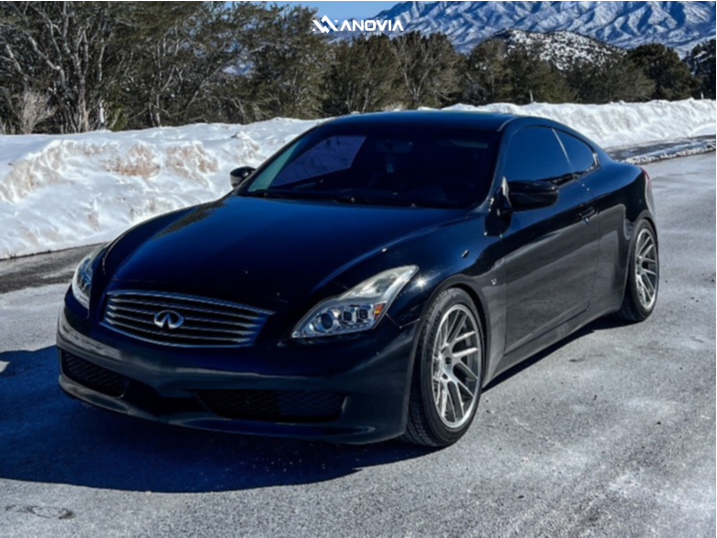 2008 INFINITI G37 Base Wheel Offset Nearly Flush Coilovers