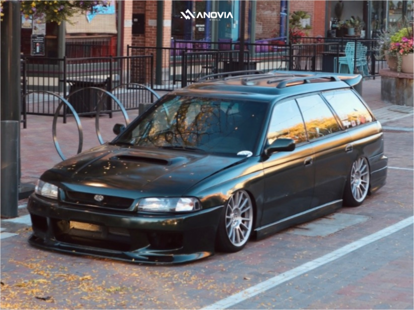 1 1998 Legacy Subaru Outback Maxload Air Suspension Anovia Kenzo Brushed Gunmetal