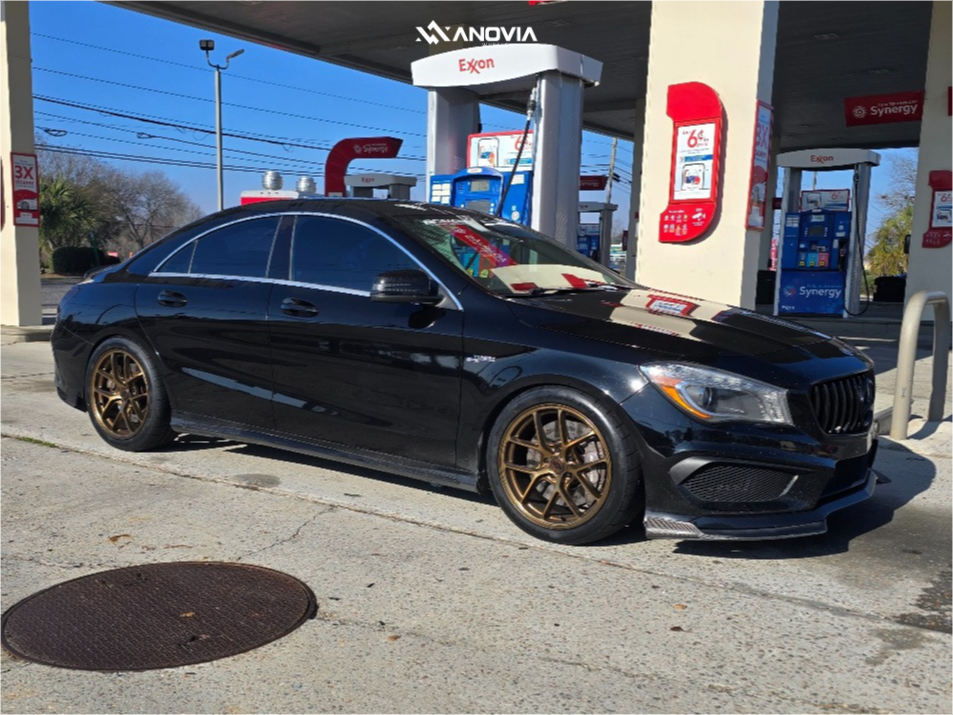 1 2014 Cla45 Amg Mercedes Benz 4matic Bc Racing Coilovers Anovia An 12 Bronze Machined