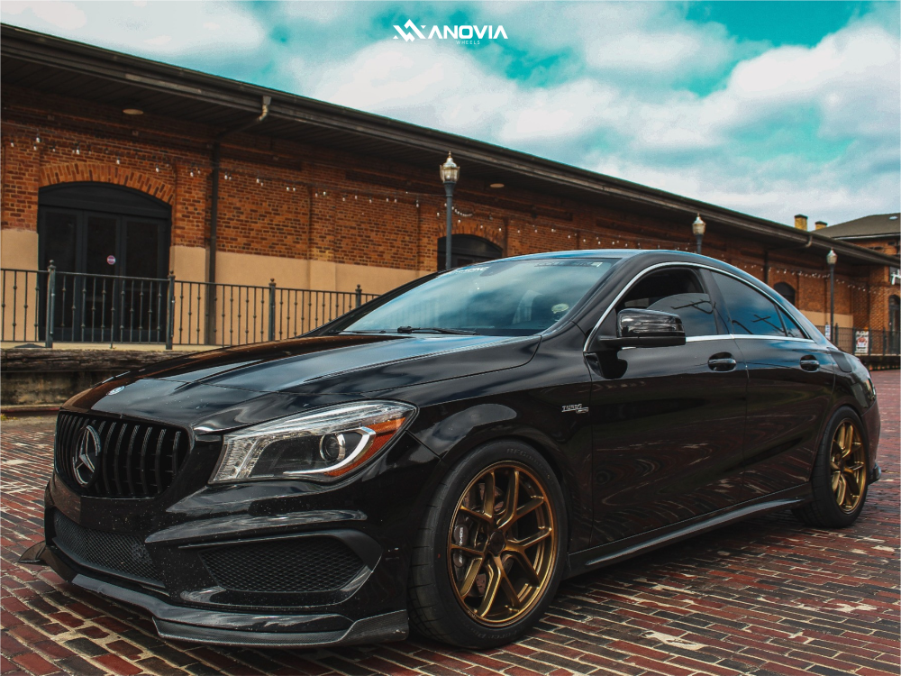 1 2014 Cla45 Amg Mercedes Benz 4matic Bc Racing Coilovers Anovia An 12 Bronze Machined