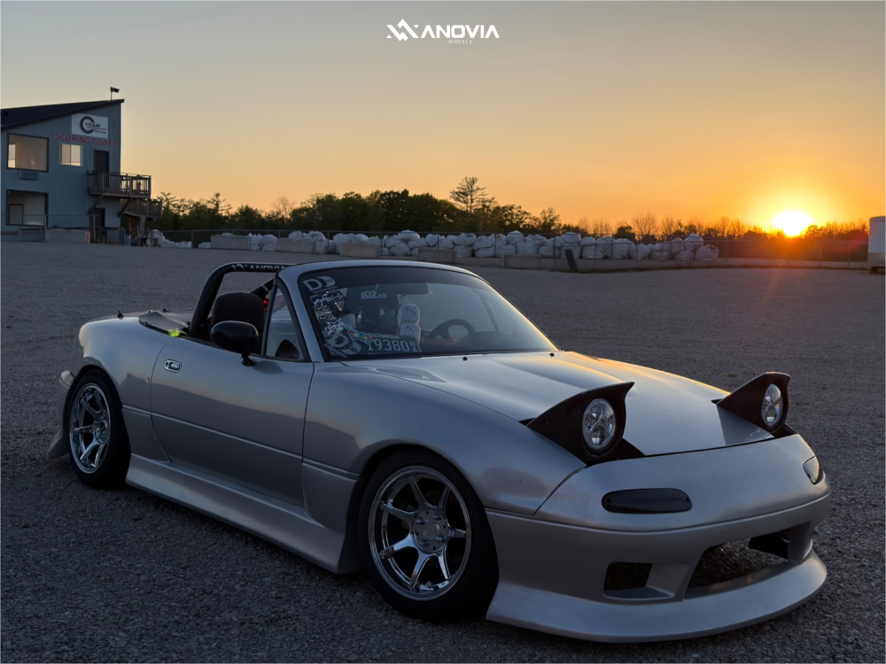 1 1990 Miata Mazda Base Rev9 Coilovers Anovia Kano Chrome